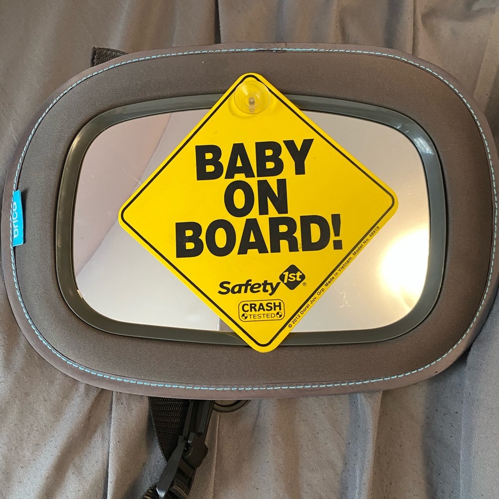 ❗️SOLD❗️Baby Sign & Mirror